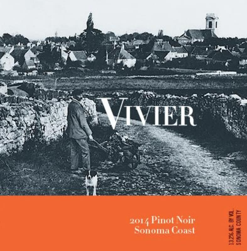 Vivier Pinot Noir 2014 Front Label