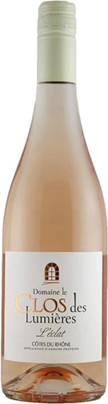 Domaine le Clos des Lumieres Cotes du Rhone Rose 2019 Front Bottle Shot