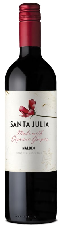 Santa Julia Organic Malbec 2019 Front Bottle Shot