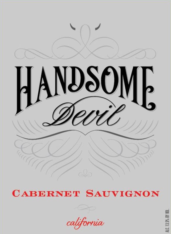 Handsome Devil Cabernet Sauvignon 2015 Front Label