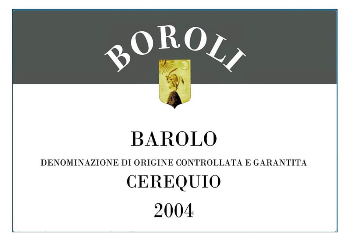 Boroli Barolo Cerequio (1.5 Liter Magnum) 2004 Front Label