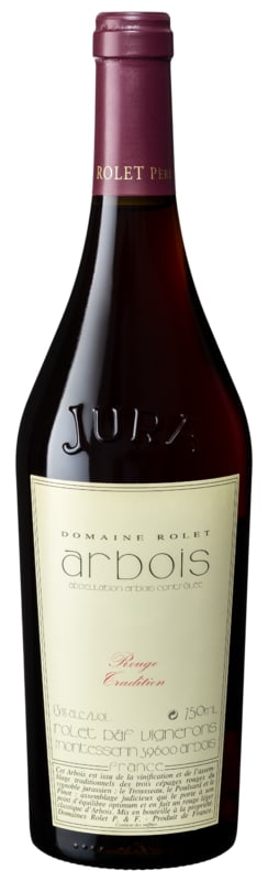 Domaine Rolet Arbois Rouge Tradition 2013 Front Bottle Shot