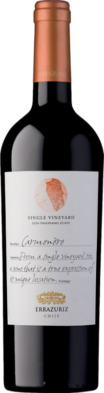 Errazuriz Single Vineyard Carmenere 2014 Front Bottle Shot