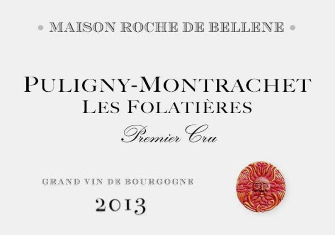 Maison Roche de Bellene Puligny-Montrachet Les Folatieres Premier Cru 2013 Front Label
