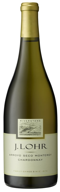 J. Lohr Estates Riverstone Chardonnay 2021 Front Bottle Shot