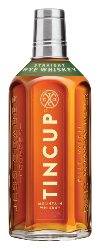 Tincup Rye Whiskey Front Bottle Shot