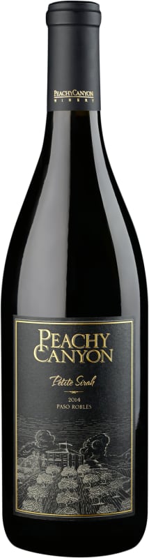Peachy Canyon Classic Petite Sirah 2014 Front Bottle Shot