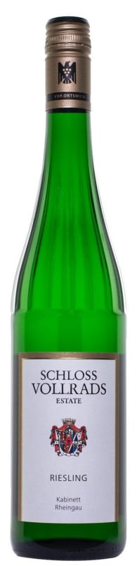 Schloss Vollrads Rheingau Riesling Kabinett 2017 Front Bottle Shot
