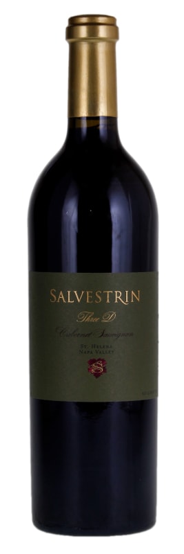 Salvestrin Three D Cabernet Sauvignon 2017 Front Bottle Shot