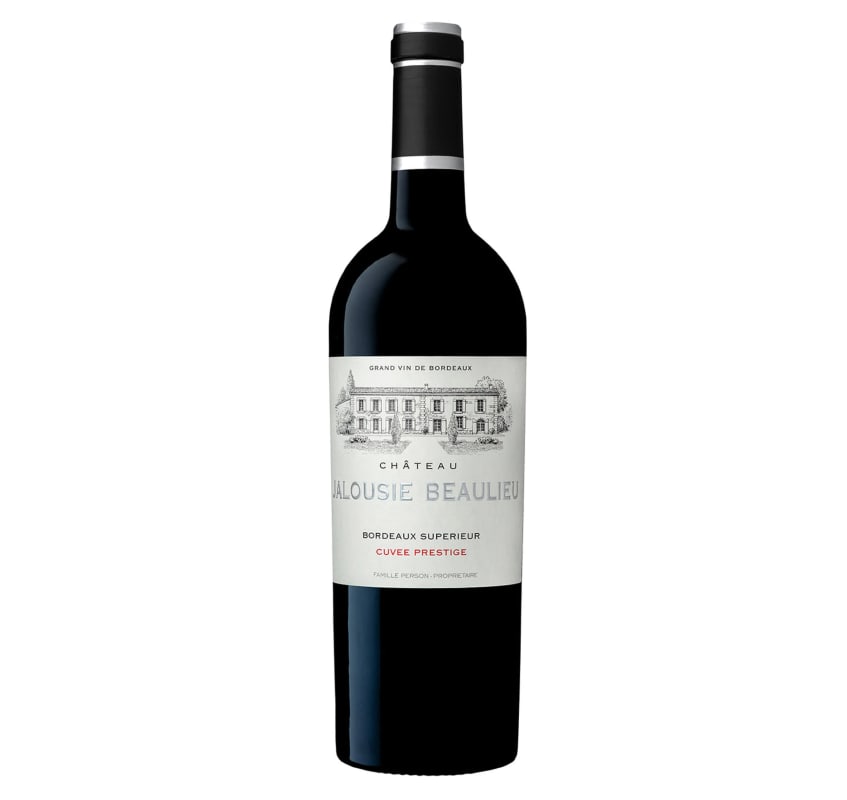 Chateau Jalousie Beaulieu Cuvee Prestige Bordeaux Superieur 2020 Front Bottle Shot