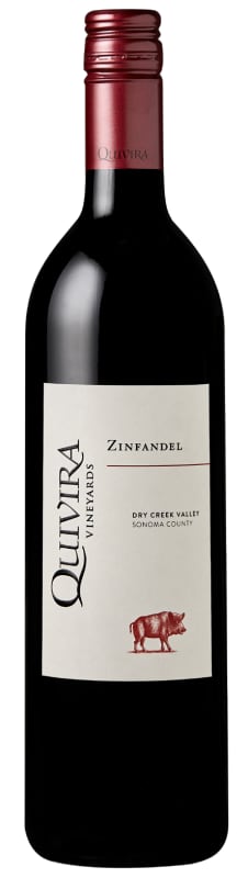 Quivira Dry Creek Valley Zinfandel 2019 Front Bottle Shot