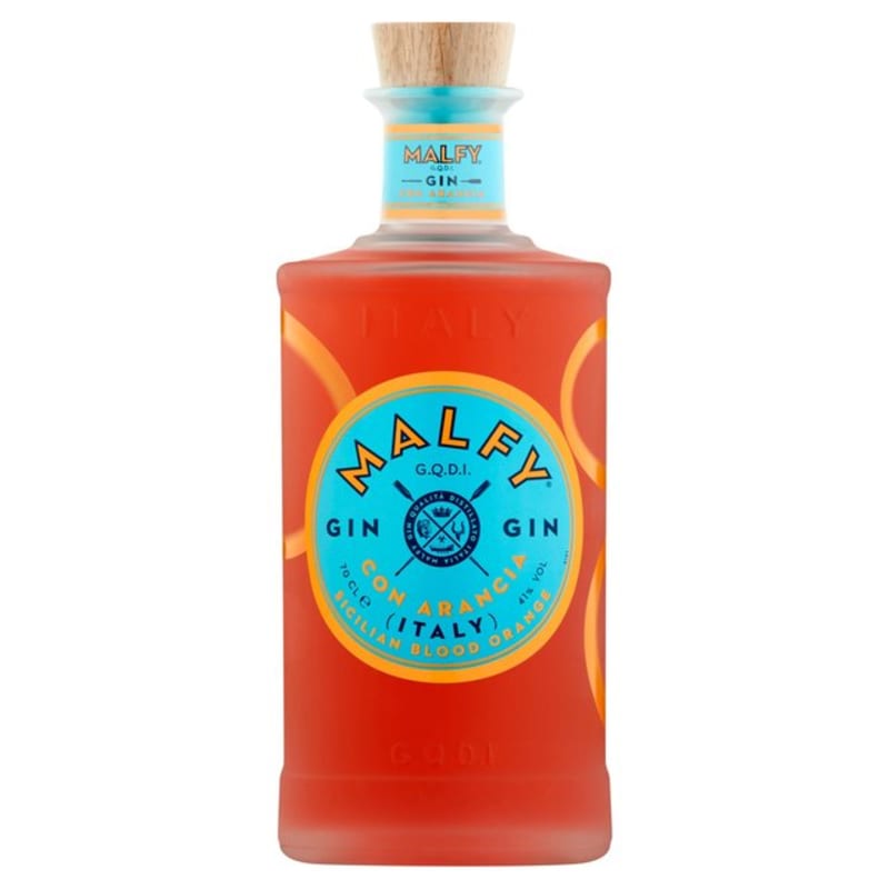 Malfy Blood Orange Arancia Gin Front Bottle Shot