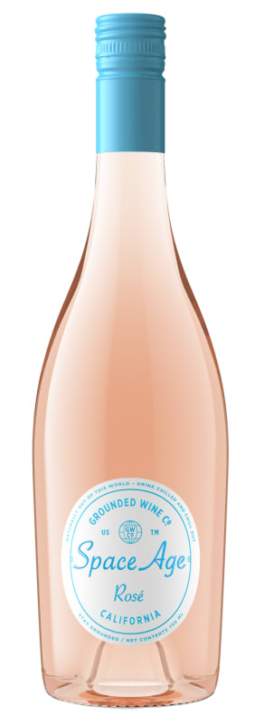 Grounded Wine Co. Space Age Rose 2023 Front Bottle Shot