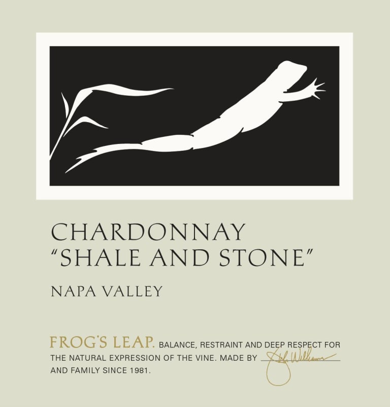 Frog's Leap Shale and Stone Napa Valley Chardonnay (375ML half-bottle) 2023 Front Label