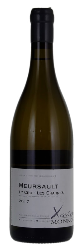 Xavier Monnot Meursault Les Charmes Premier Cru 2017 Front Bottle Shot