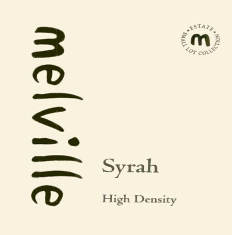 Melville High Density Syrah 2005 Front Label