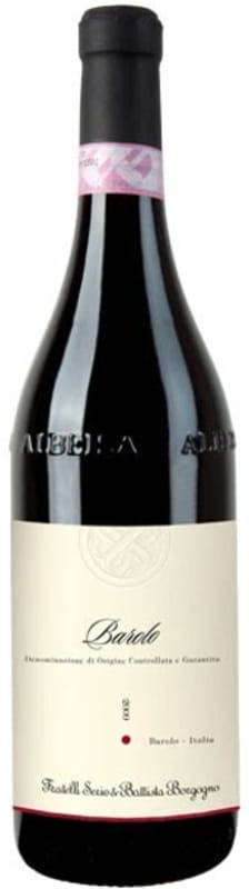 Serio & Battista Borgogno Barolo 2012 Front Bottle Shot