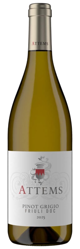 Attems Pinot Grigio 2025 Front Bottle Shot