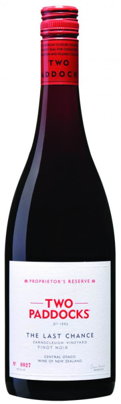 Two Paddocks The Last Chance Pinot Noir 2019 Front Bottle Shot