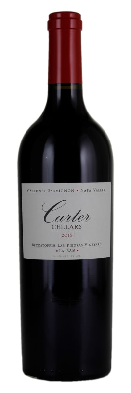 Carter Cellars Cabernet Sauvignon Beckstoffer Las Piedras Vineyard La Bam 2015 Front Bottle Shot