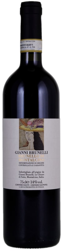 Gianni Brunelli Brunello di Montalcino 2018 Front Bottle Shot