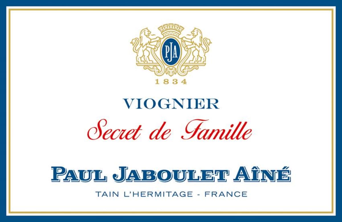 Jaboulet Secret de Famille Viognier 2014 Front Label