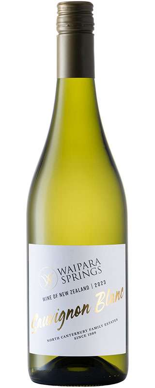 Waipara Springs Sauvignon Blanc 2023 Front Bottle Shot