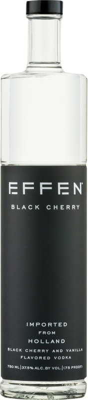 EFFEN Black Cherry Vodka Front Bottle Shot