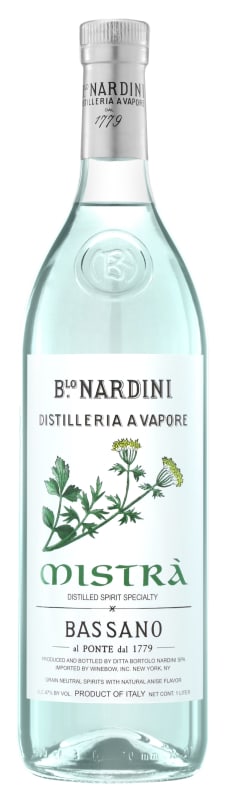 Nardini Mistra Liqueur (1 Liter) Front Bottle Shot