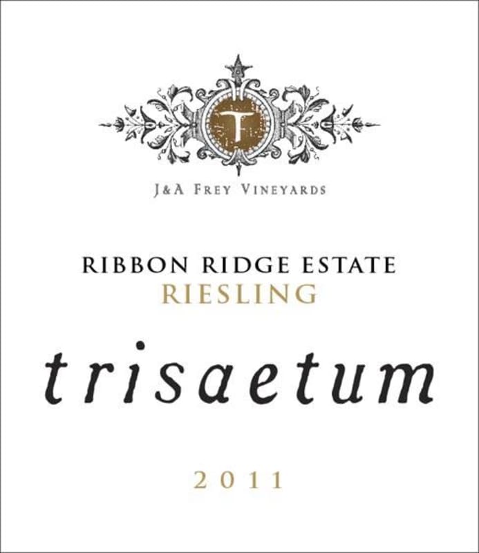 Trisaetum Ridge Estate Riesling 2011 Front Label
