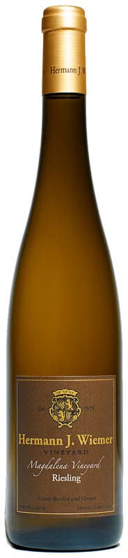 Hermann J. Wiemer Magdalena Vineyard Riesling 2019 Front Bottle Shot