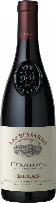 Delas Hermitage Les Bessards 2022 Front Bottle Shot