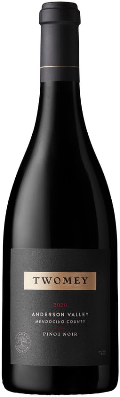 Twomey Anderson Valley Pinot Noir 2020 Front Bottle Shot