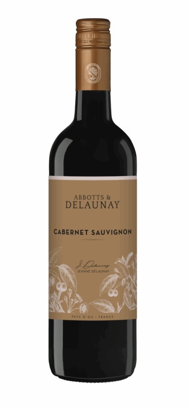 Abbotts & Delaunay Cabernet Sauvignon 2024 Front Bottle Shot