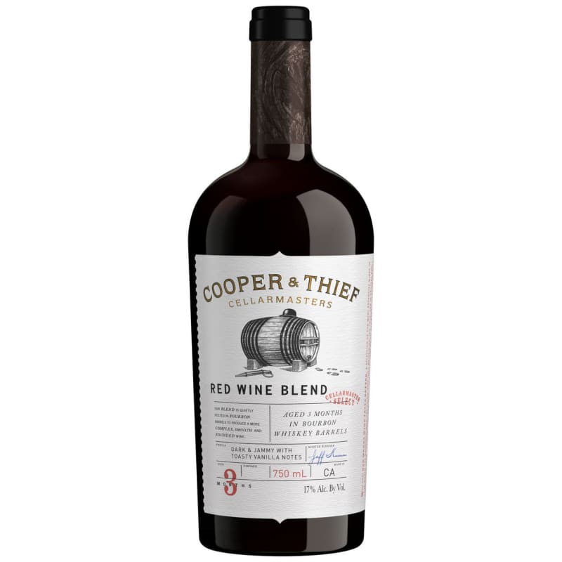 Cooper & Thief Bourbon Barrel Aged Red 2017 Front Bottle Shot