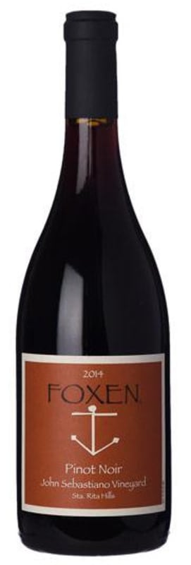 Foxen John Sebastiano Vineyard Pinot Noir 2014 Front Bottle Shot