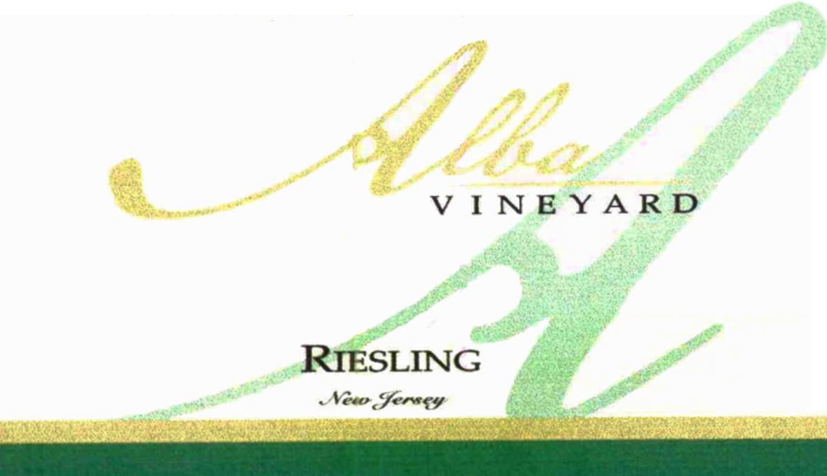 Alba Vineyard & Winery Riesling 2012 Front Label