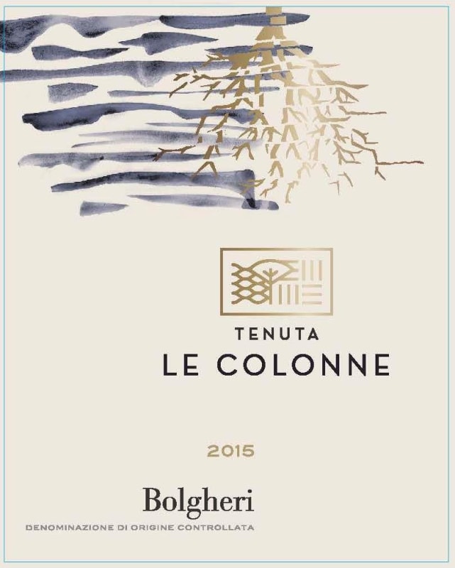 Tenuta Le Colonne Bolgheri 2015 Front Label