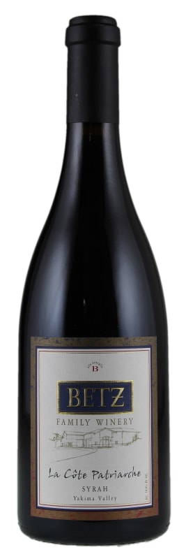 Betz Family Winery La Cote Patriarche Syrah 2014 Front Bottle Shot