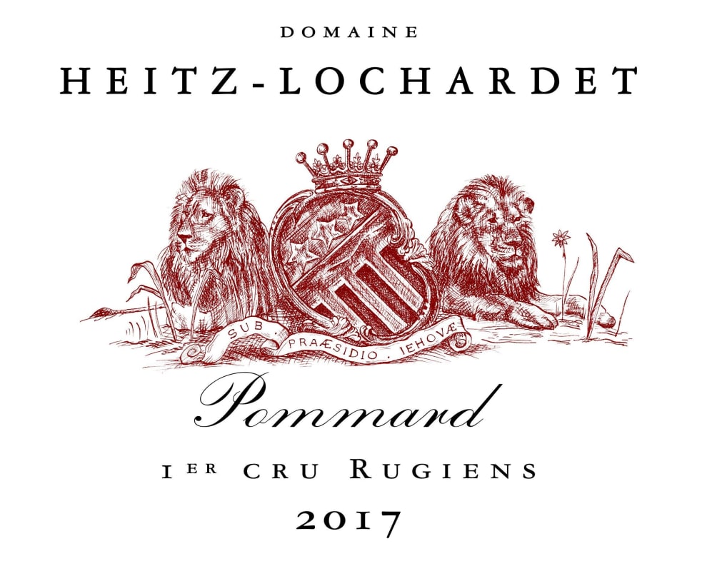 Domaine Armand Heitz Pommard Les Rugiens Premier Cru 2017 Front Label