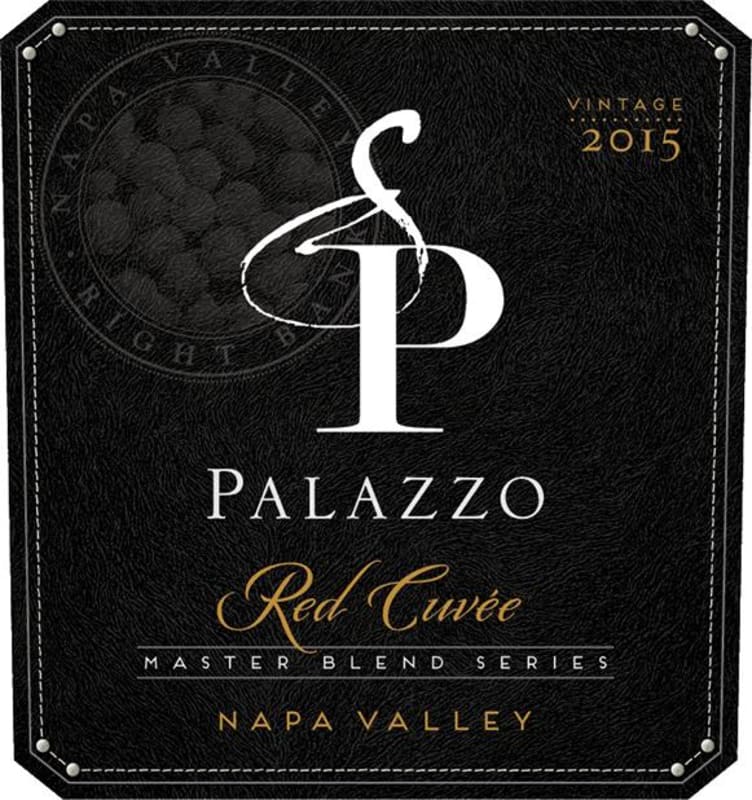 Palazzo Red Cuvee Master Blend Series 2015 Front Label