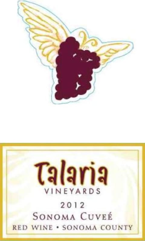 Talaria Vineyards Sonoma Cuvee 2012 Front Label