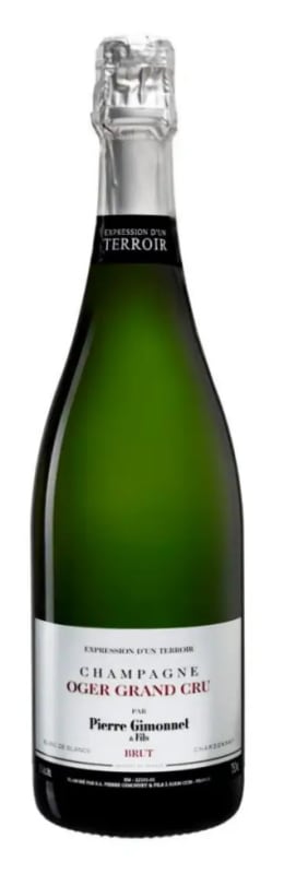Pierre Gimonnet Oger Blanc de Blancs Grand Cru Brut Front Bottle Shot