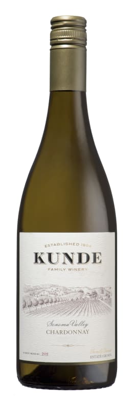 Kunde Chardonnay 2018 Front Bottle Shot