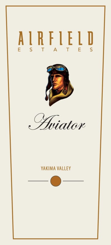 Airfield Estate Aviator Red 2013 Front Label