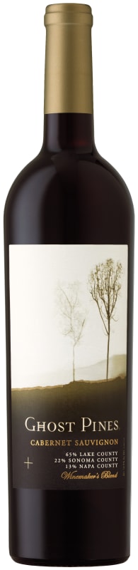 Ghost Pines Cabernet Sauvignon 2022 Front Bottle Shot