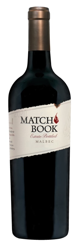 Matchbook Estate Malbec 2020 Front Bottle Shot