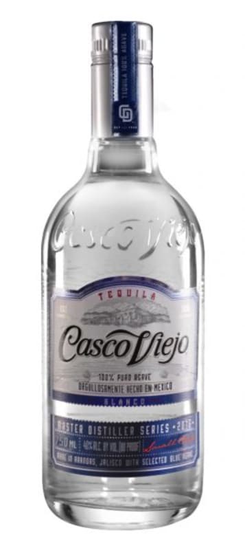 Casco Viejo Blanco Tequila Front Bottle Shot
