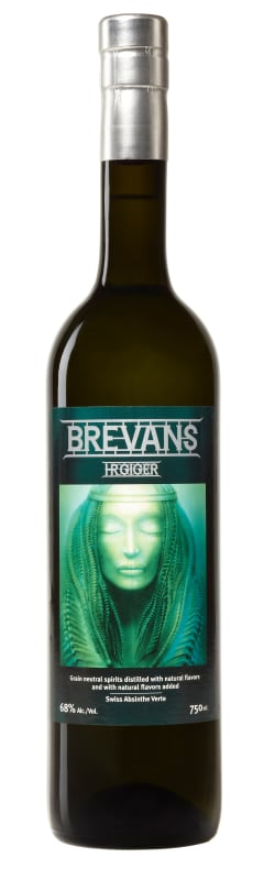 Tempus Fugit Bevans HR Giger Absinthe Front Bottle Shot