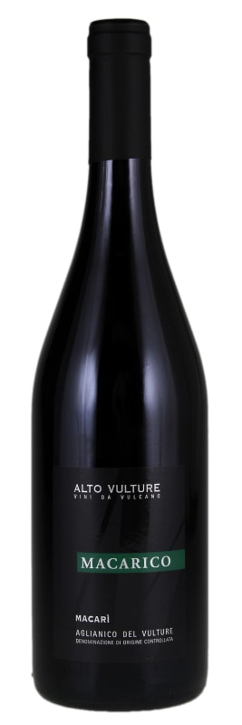 Macarico Macari Aglianico del Vulture 2017 Front Bottle Shot